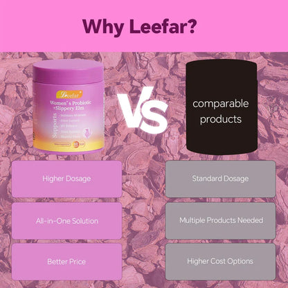 LeeFar Her Juicy Feminine Probiotics Gummies – pH Balance & Dryness Support – 60 Counts
