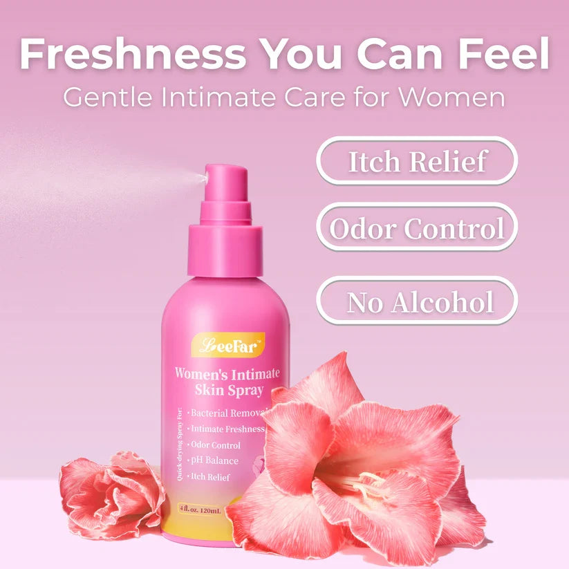 LeeFar Women’s pH Balance Intimate Spray – Odor Control & Itch Relief