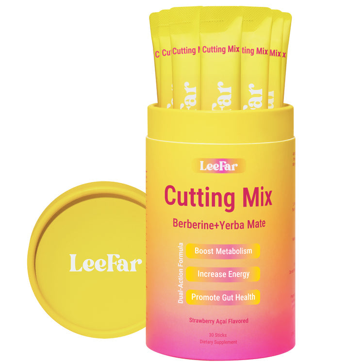 LeeFar Cutting Drink Mix – Strawberry Açaí Flavor – 21 Servings